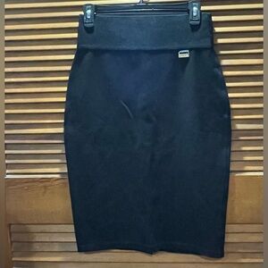 Calvin Klein Black Power Stretch Skirt Size XS